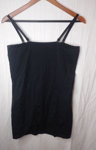 Know Me 2X Torso Shapewear Top Plus in Black